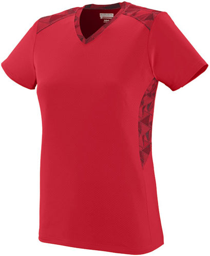 Customized Sports Jersey - Augusta Vigorous Softball Jersey (Red)