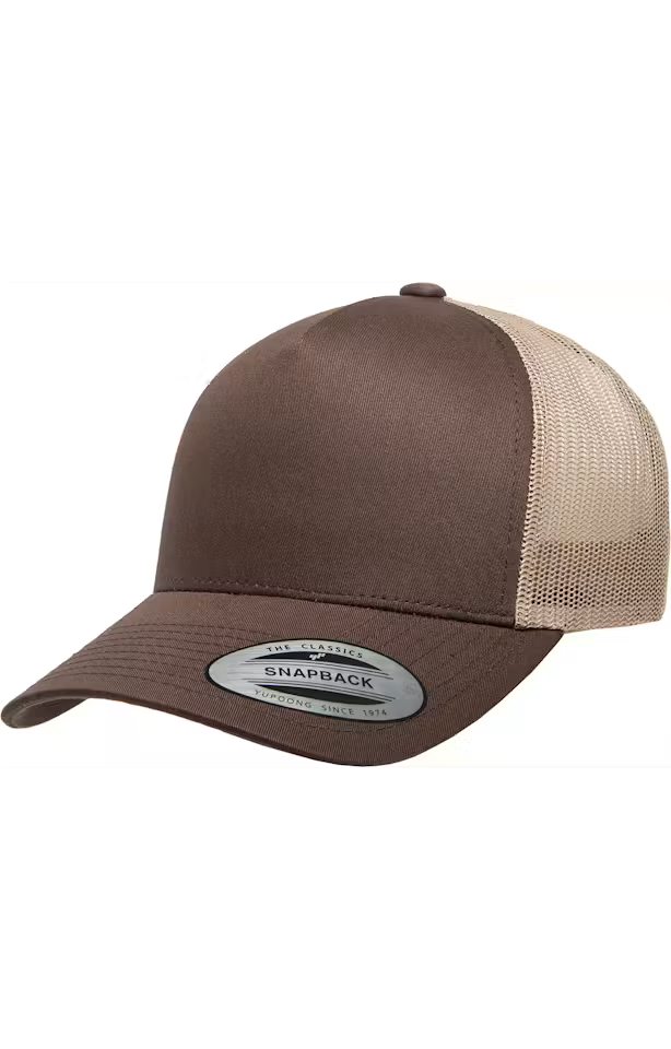 Yupoong 5-Panel Retro Trucker Cap
